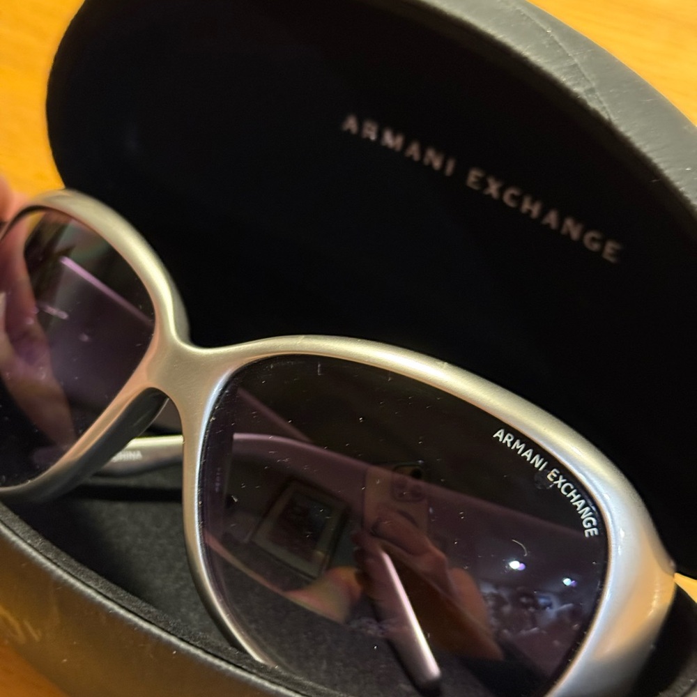 Armani Exchange Metallic Sunglasses